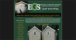 Desktop Screenshot of boynegardensheds.ie